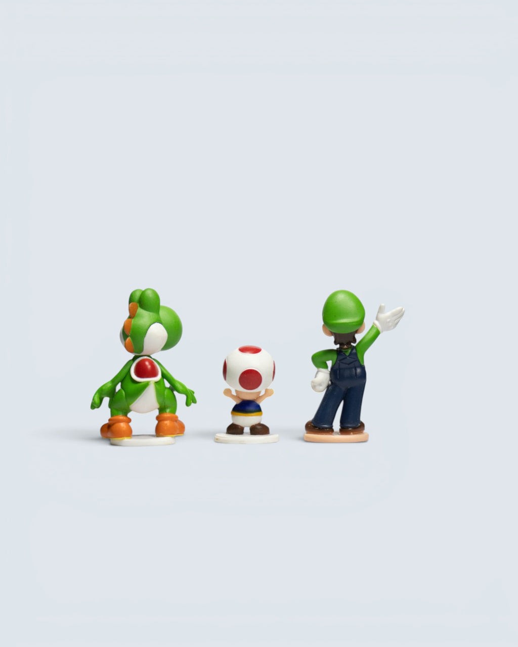 Mario Mini Figures Selection – Luigi, Toad & Yoshi