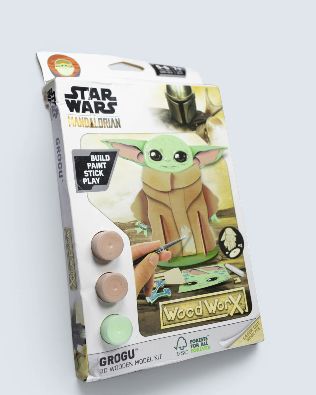Star Wars: The Mandalorian Grogu WoodWorX 3D Wooden Model Kit