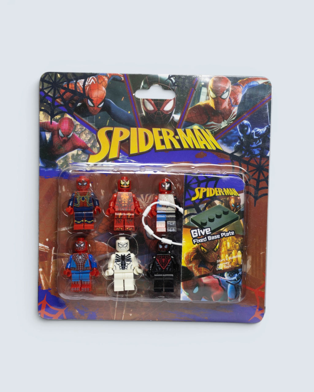 Marvel Spider-Man Spider-Verse 6-in-1 Mini Figure Blister Pack Set