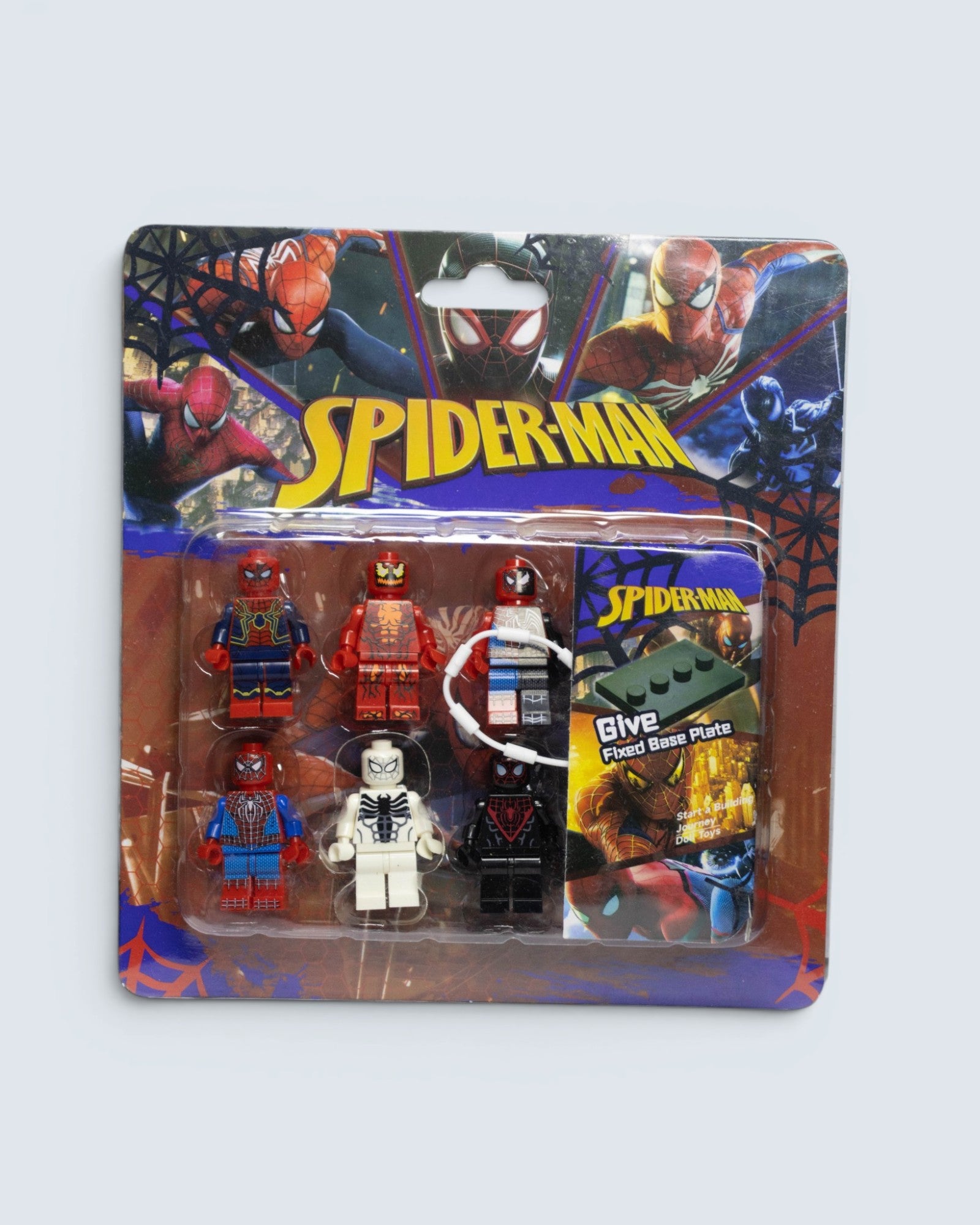 Marvel Spider-Man Spider-Verse 6-in-1 Mini Figure Blister Pack Set