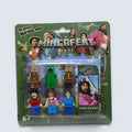 Minecraft Movie-Inspired 6-in-1 Mini Building Figure Blister Pack Set