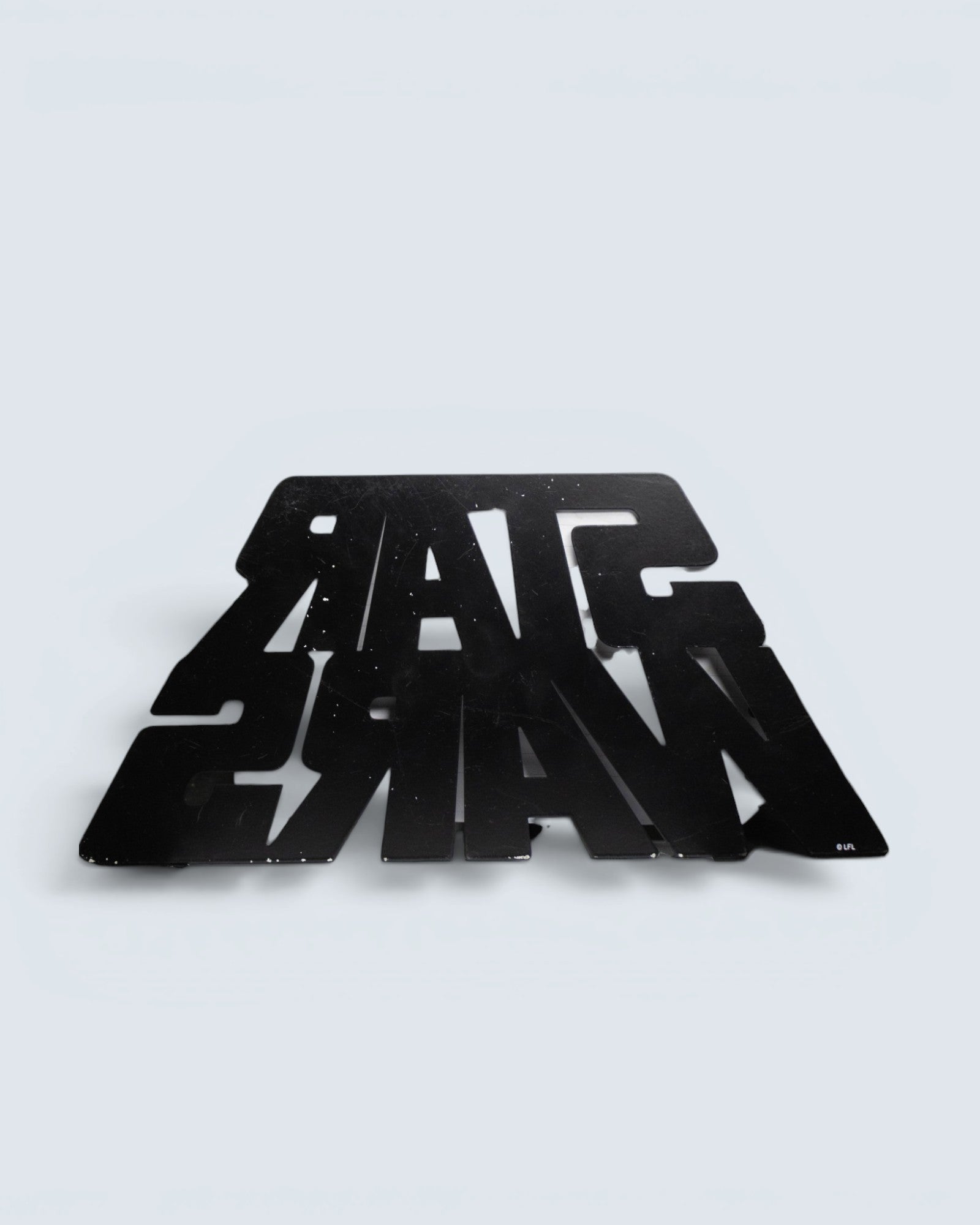 Star Wars Matte Black Metal Logo Display Plate – Premium Wall & Shelf Art