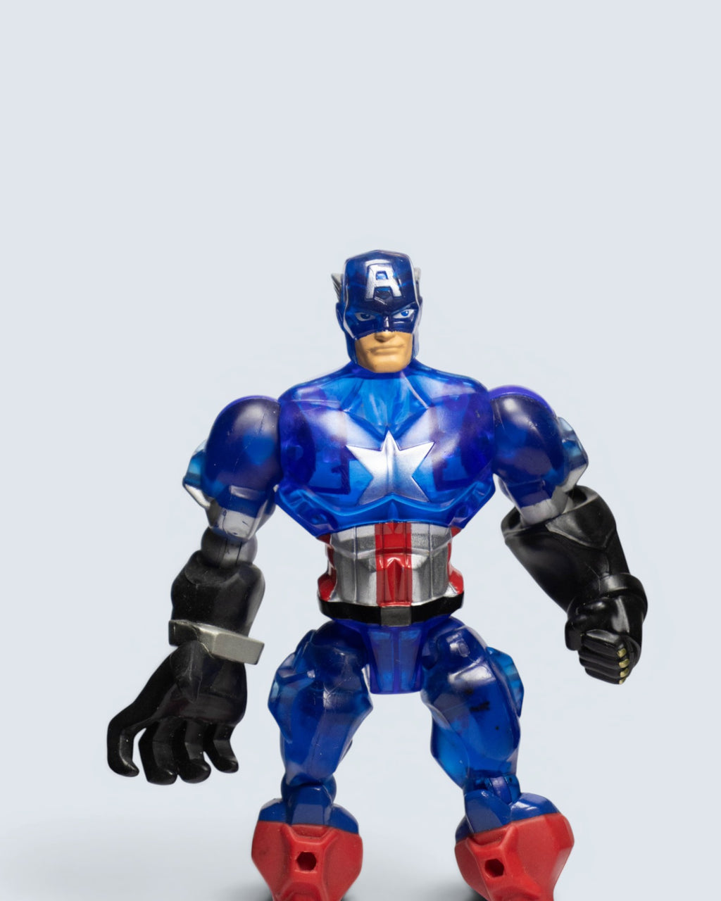 Marvel Super Hero Mashers Captain America Action Figure – Translucent Mech Variant