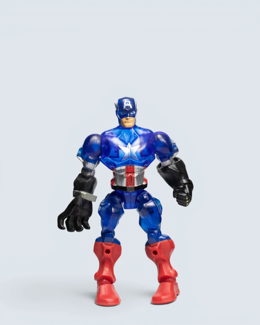 Marvel Super Hero Mashers Captain America Action Figure – Translucent Mech Variant