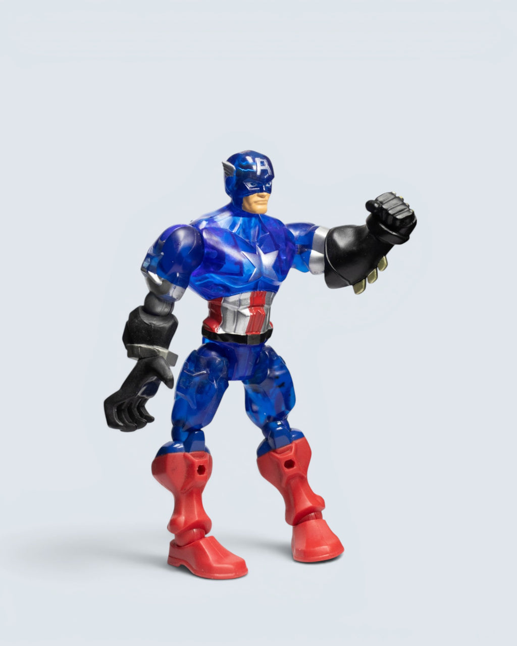 Marvel Super Hero Mashers Captain America Action Figure – Translucent Mech Variant