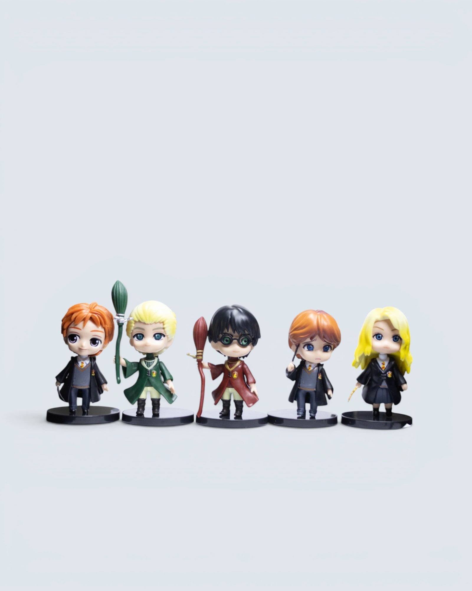 Harry Potter Wizarding World Mini Chibi Figure Set – 5-Piece Collector's Bundle
