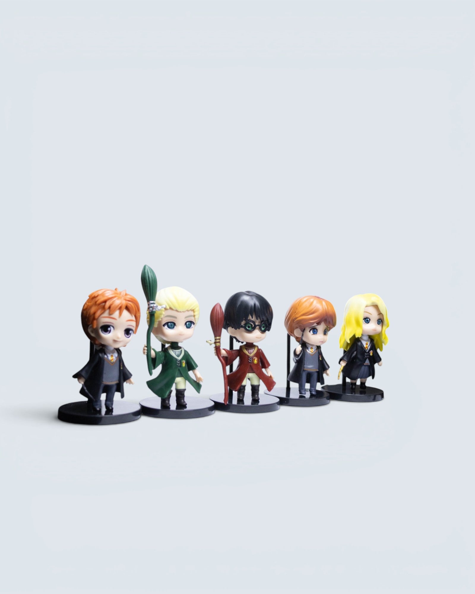 Harry Potter Wizarding World Mini Chibi Figure Set – 5-Piece Collector's Bundle