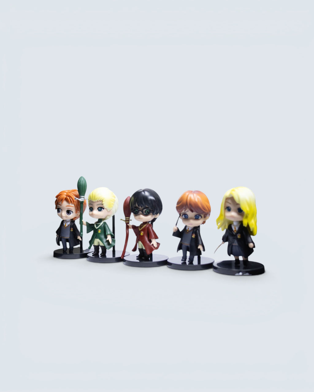 Harry Potter Wizarding World Mini Chibi Figure Set – 5-Piece Collector's Bundle