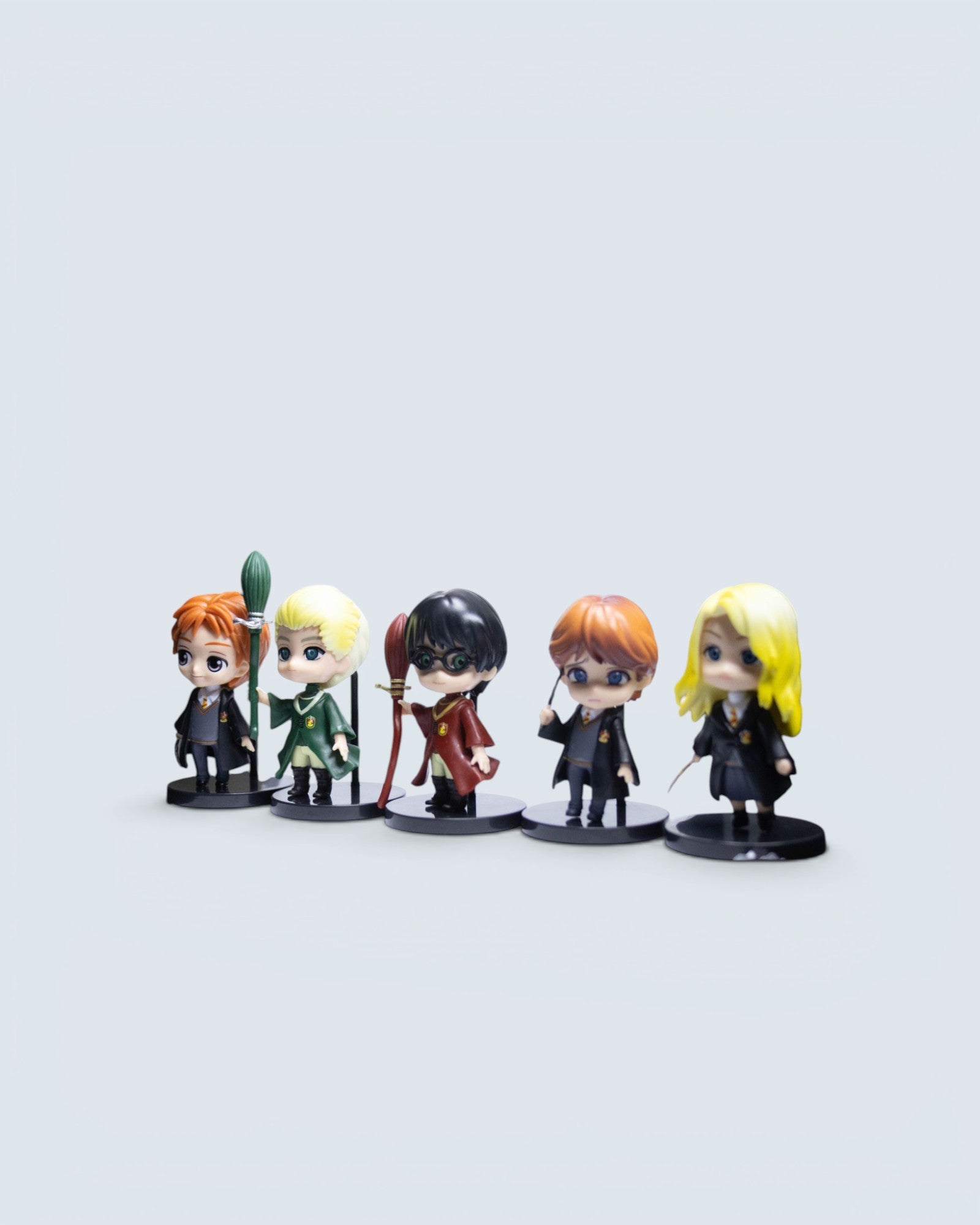 Harry Potter Wizarding World Mini Chibi Figure Set – 5-Piece Collector's Bundle