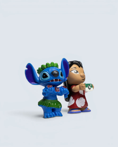 Disney Lilo & Stitch Mini Figure Set –  (2-Piece Bundle)