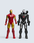 Marvel Avengers Iron Man & War Machine Action Figure Set – 2-Piece Collector's Bundle