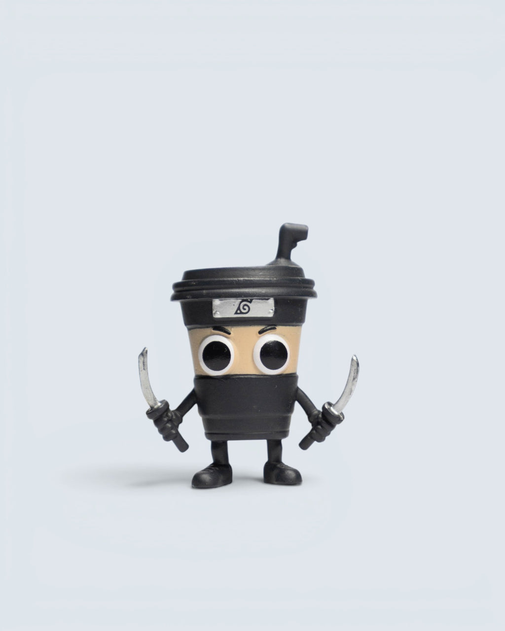 Naruto Inspired Hidden Leaf Coffee Cup Ninja Mini Figure Collectible