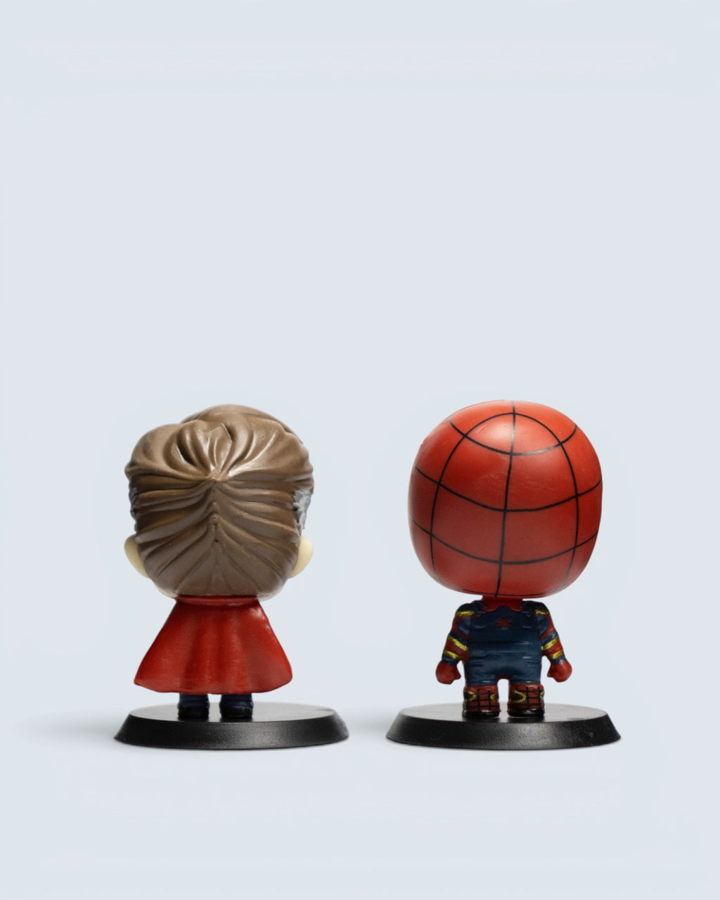 Marvel Spider-Man & Doctor Strange Mini Chibi Figure Set – 2-Piece Multiverse Bundle