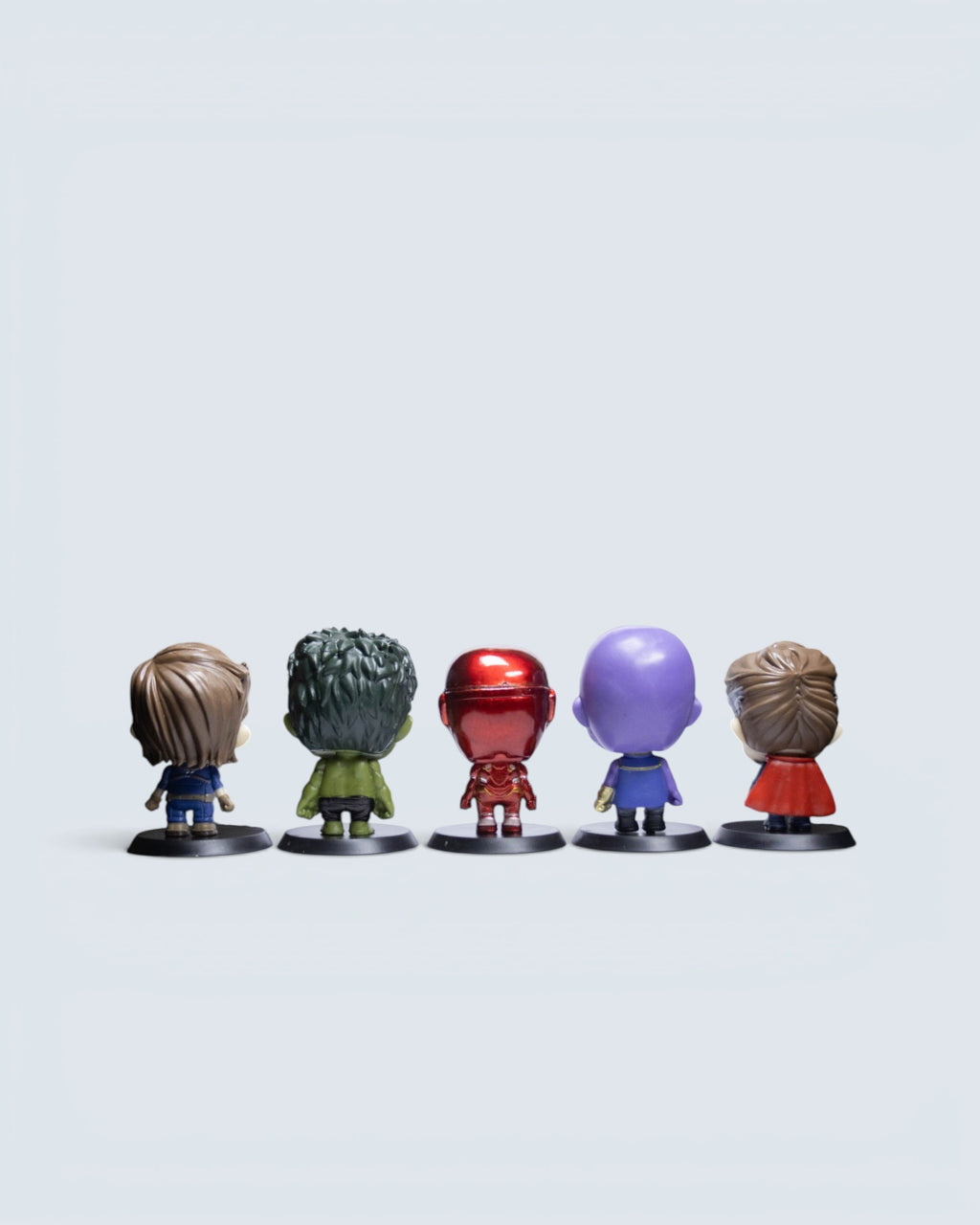 Marvel Avengers Mini Chibi Figure Set – 5-Piece Infinity Saga Collector's Bundle