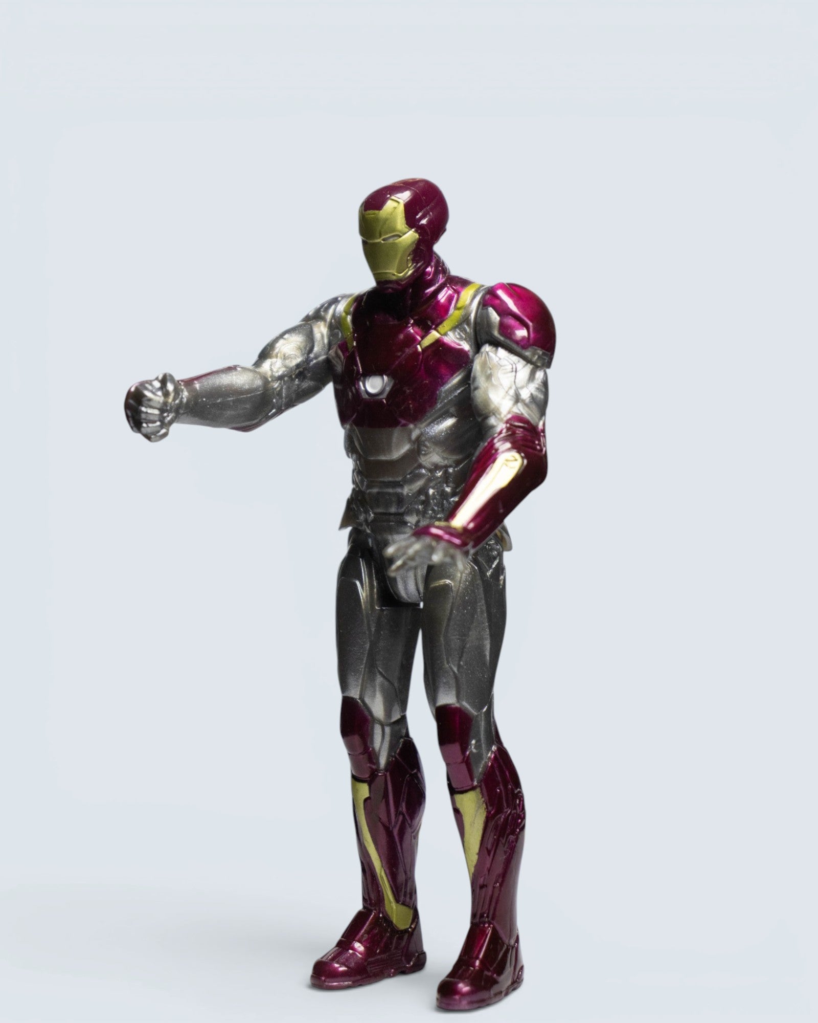 Marvel Avengers Iron Man Concept Series Silver & Magenta Armor Action Figure