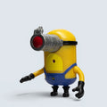 Despicable Me Minions Stuart Laser Goggle Tech Action Figure
