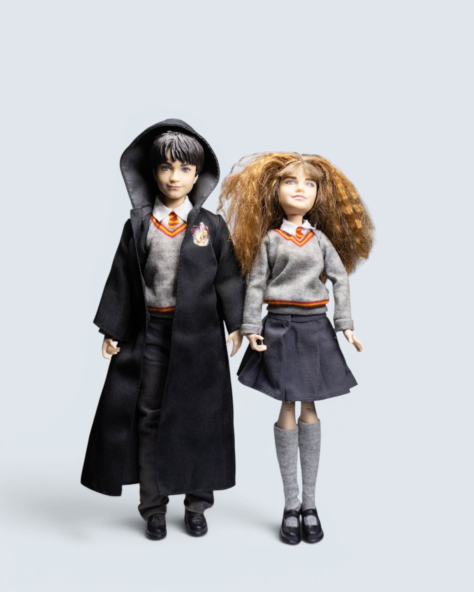 Harry Potter & Hermione Granger Hogwarts Uniform 11-Inch Doll 2-Piece Bundle