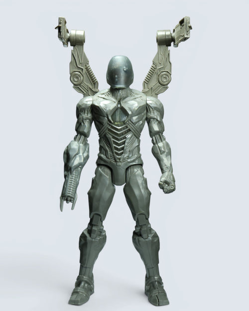 DC Justice League Cyborg 12-Inch Action Figure with Armor Blaster Wings