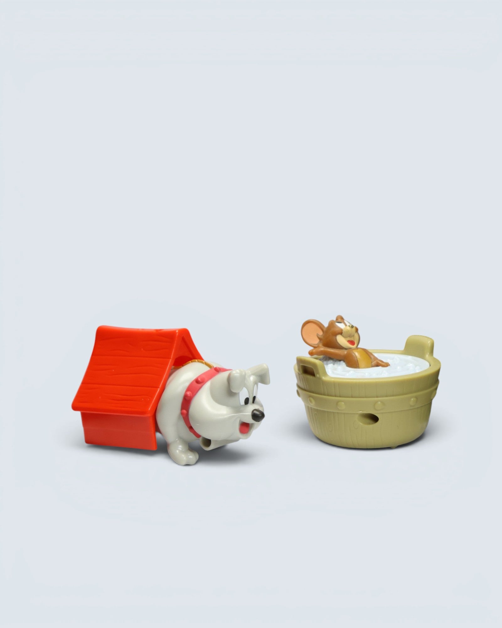 Tom & Jerry Spike the Bulldog & Jerry in Tub Toy Figure Set (2-Piece)