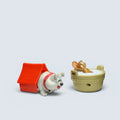 Tom & Jerry Spike the Bulldog & Jerry in Tub Toy Figure Set (2-Piece)