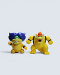 Mario Bowser and Ludwig von Koopa Action Figure Set
