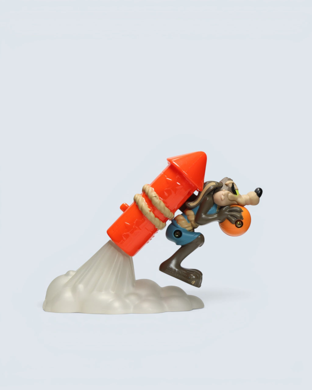 Looney Tunes Wile E. Coyote on Rocket Figure
