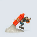 Looney Tunes Wile E. Coyote on Rocket Figure