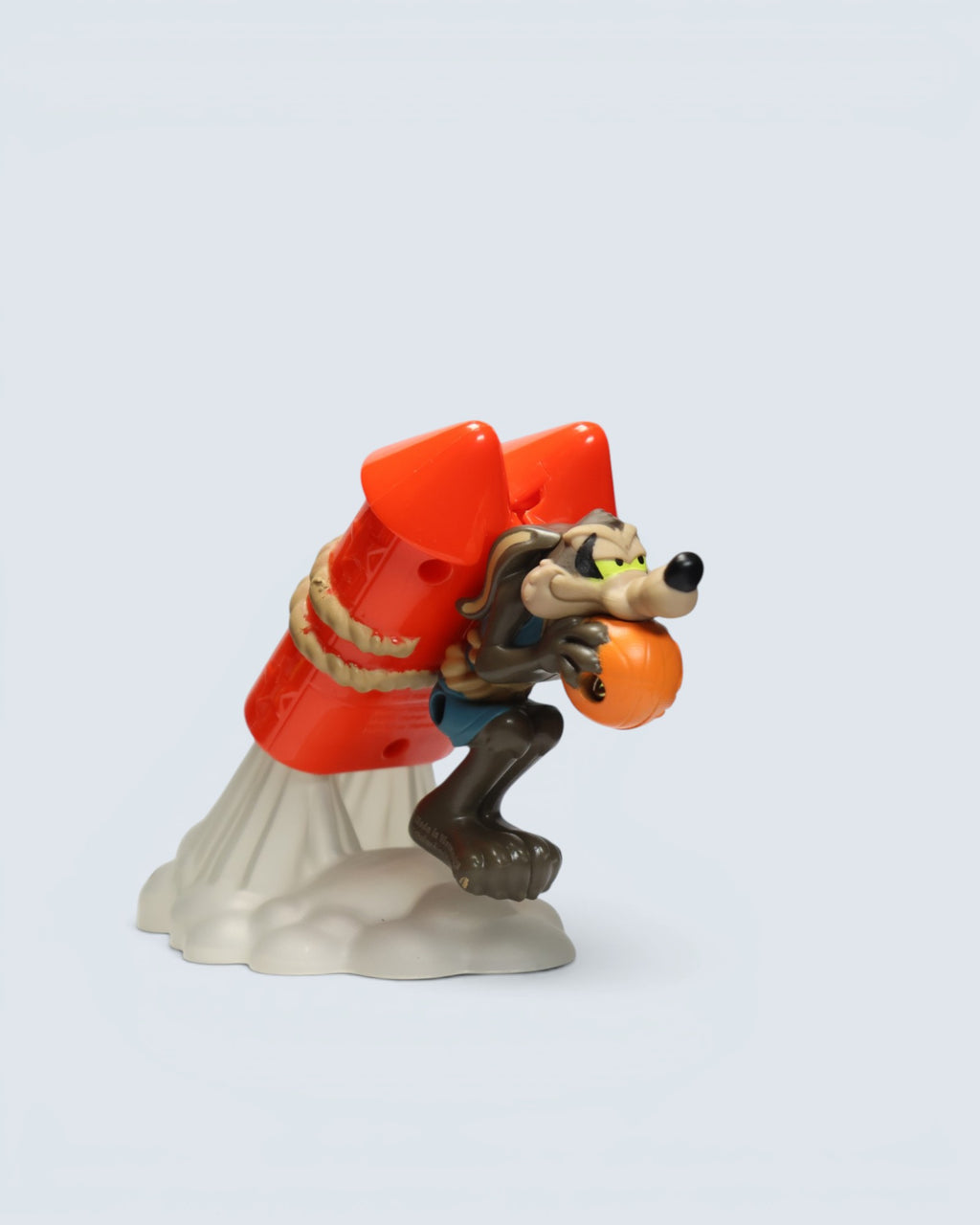 Looney Tunes Wile E. Coyote on Rocket Figure