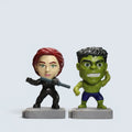Marvel Avengers Black Widow and Hulk Action Figure Set