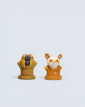 Kung Fu Panda Master Shifu and Baboon Stamp Figure Set