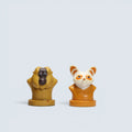 Kung Fu Panda Master Shifu and Baboon Stamp Figure Set
