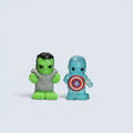 Marvel Avengers Hulk and Captain America Ooshies Figure Bundle