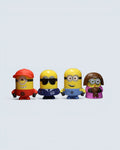 Despicable Me Minions Figure Set (4-Piece Bundle)