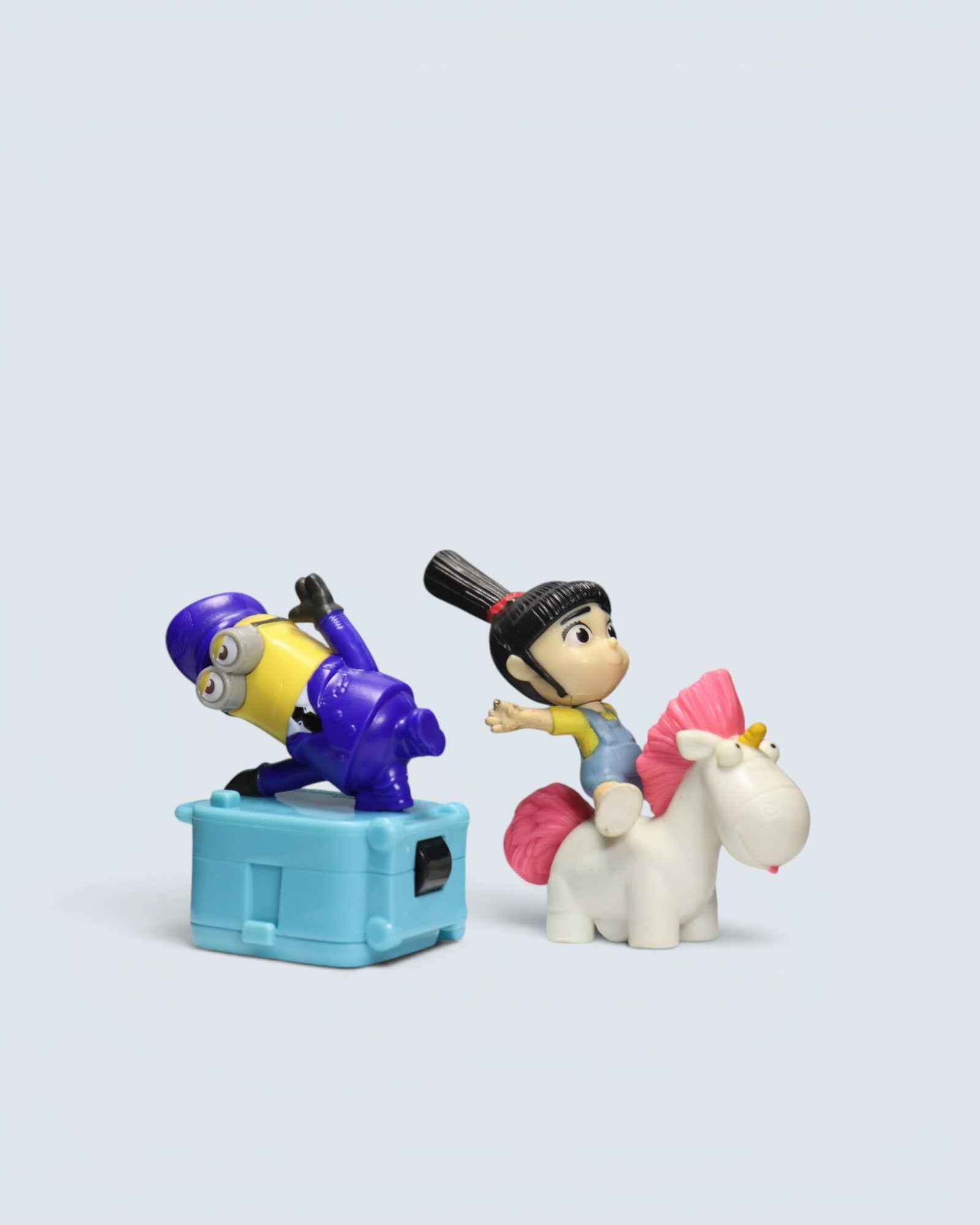 Despicable Me Minion, Agnes, and Fluffy Unicorn Figure Set