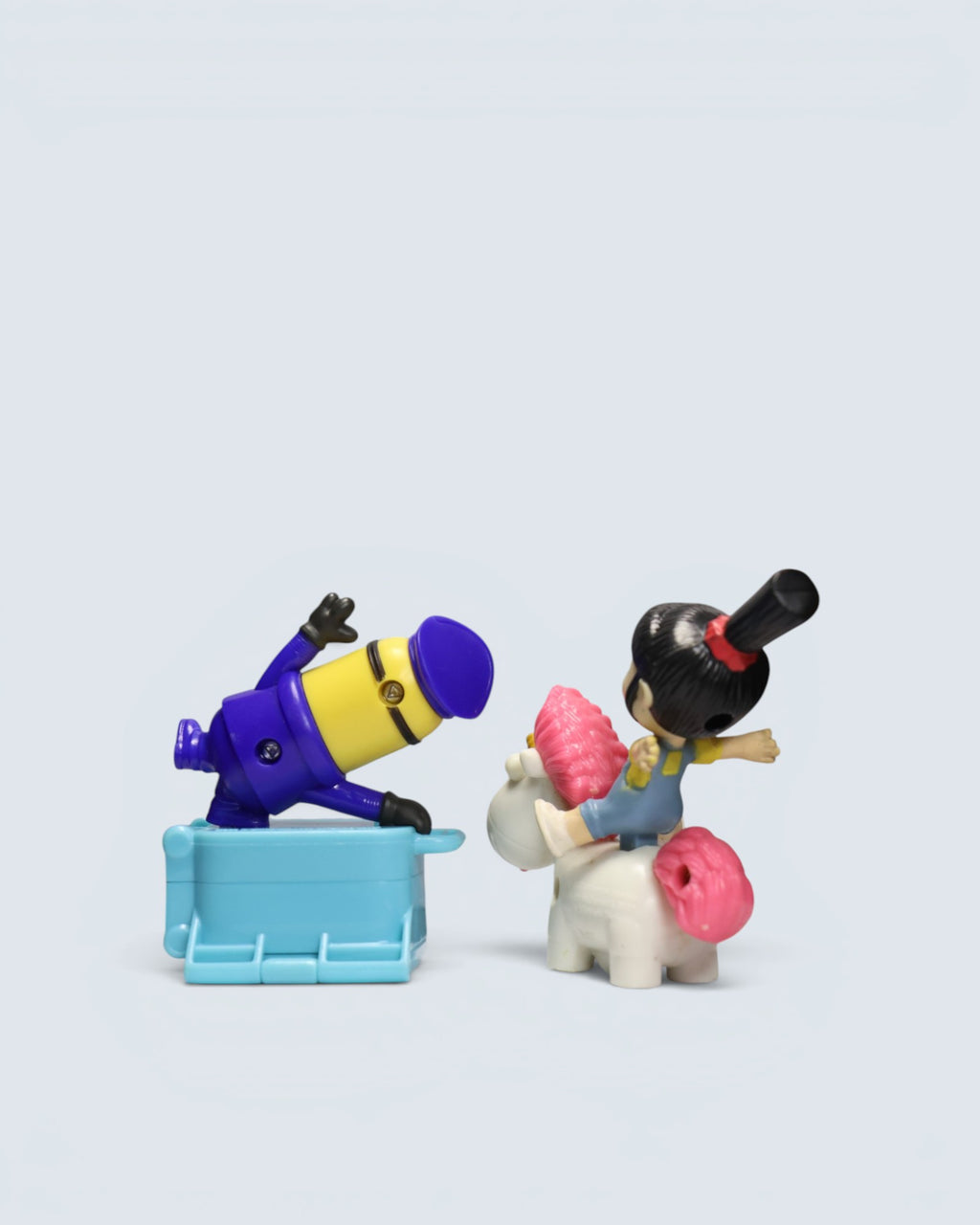 Despicable Me Minion, Agnes, and Fluffy Unicorn Figure Set