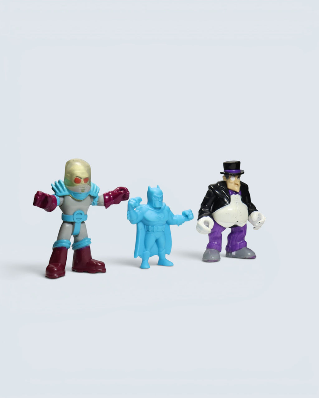DC Comics Batman, Mr. Freeze, and Penguin Figure Set