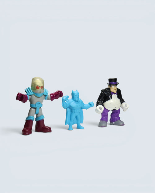 DC Comics Batman, Mr. Freeze, and Penguin Figure Set