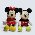 Disney Mickey Mouse & Minnie Mouse Plush Toys 13 inches (2-Piece Set)