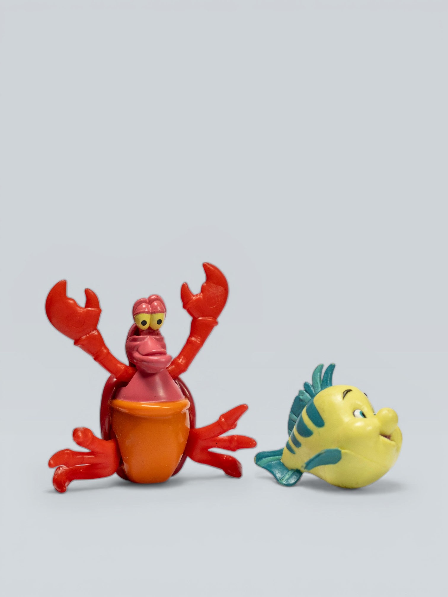 The Little Mermaid Bundle: Sebastian the Crab & Flounder Figurines
