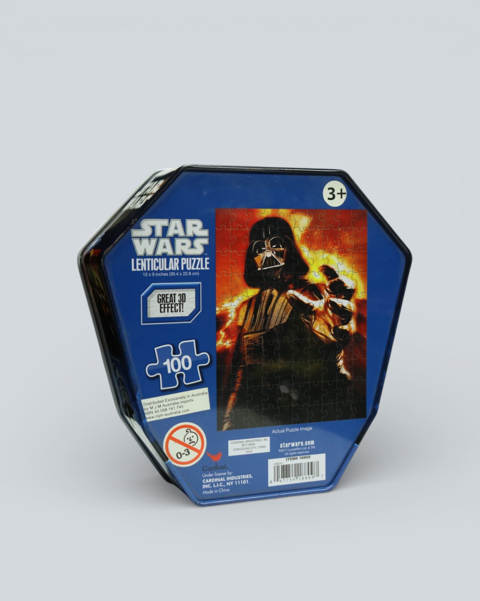 Star Wars: Darth Vader – 100 Piece Lenticular Jigsaw Puzzle in Collectible Tin
