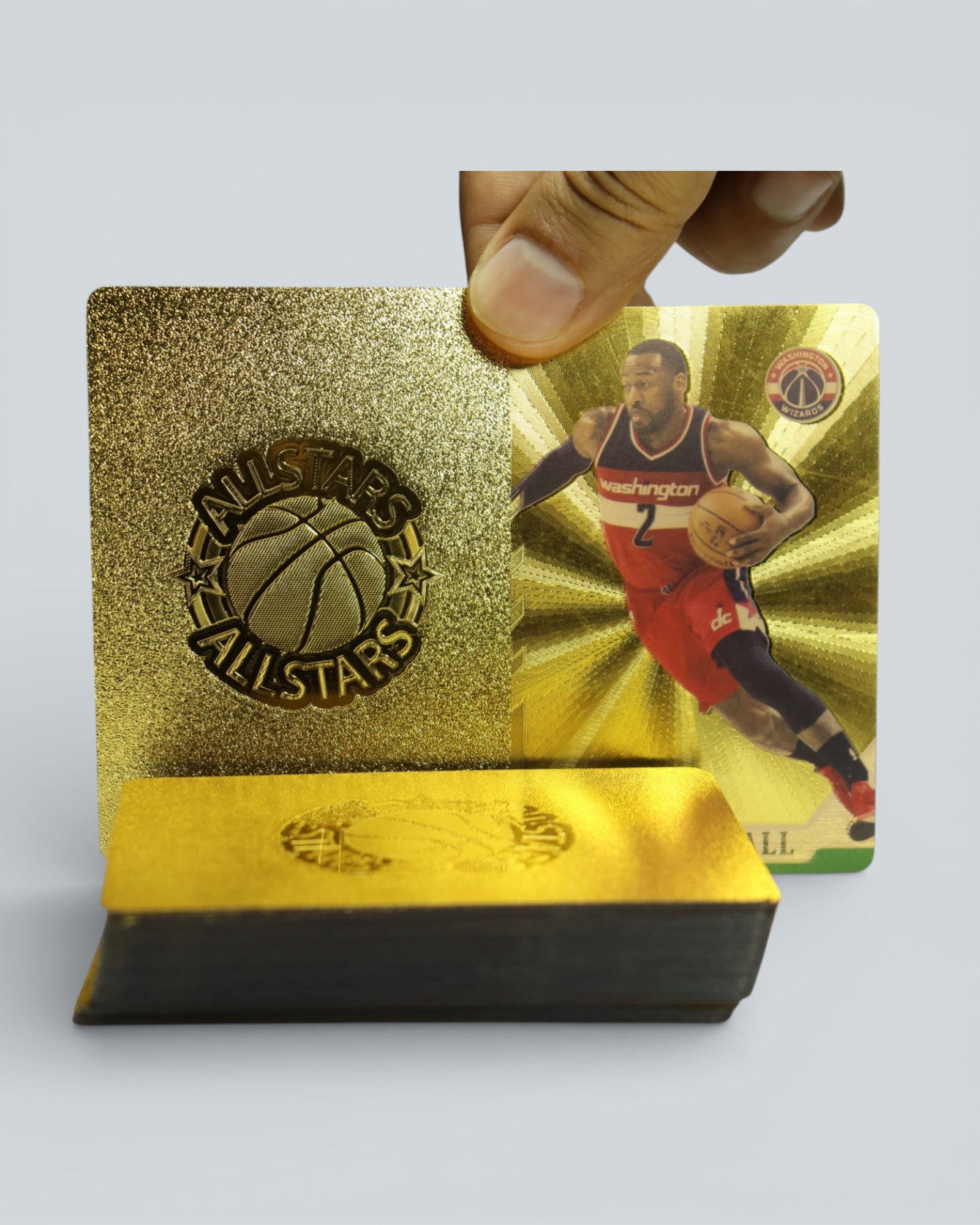 NBA All-Stars Golden Basketball Trading Card Deck