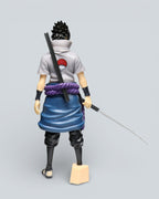 Naruto Shippuden: Sasuke Uchiha - Action Figure - with Kusanagi Sword