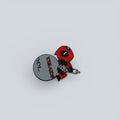 Marvel Deadpool: "Logo-Leaning" Chibi Enamel Pin / Brooch