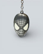 Official Marvel Spider-Man: Heavyweight Metal Mask Keychain - Silver