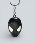 Official Marvel Spider-Man: Heavyweight Metal Mask Keychain - Black