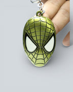Official Marvel Spider-Man: Heavyweight Metal Mask Keychain - Golden