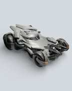 DC Multiverse: Justice League Batmobile (Tactical Edition) Deluxe Vehicle - 26x11 cm