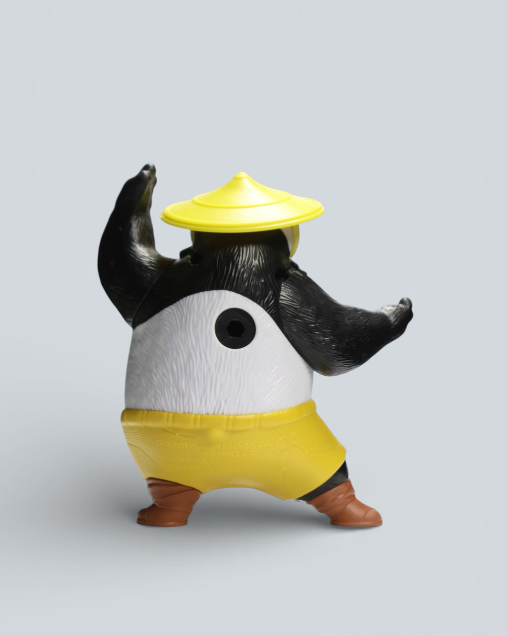 Kung Fu Panda 4: Po (Dragon Warrior) Action Figure – with Yellow Straw Hat & Shorts