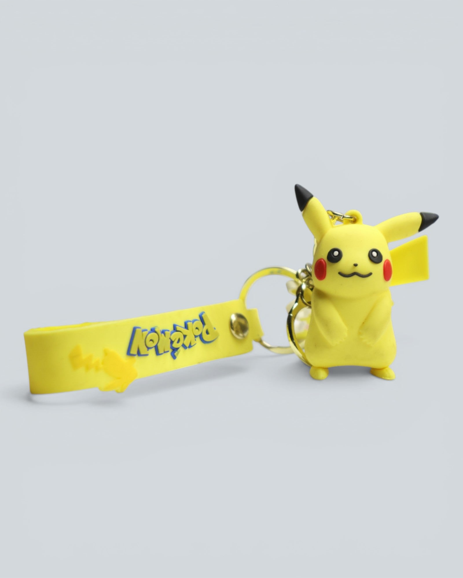 Pokémon: Keychain Pikachu 3D – Figure with Wrist Strap & Pikachu Charm