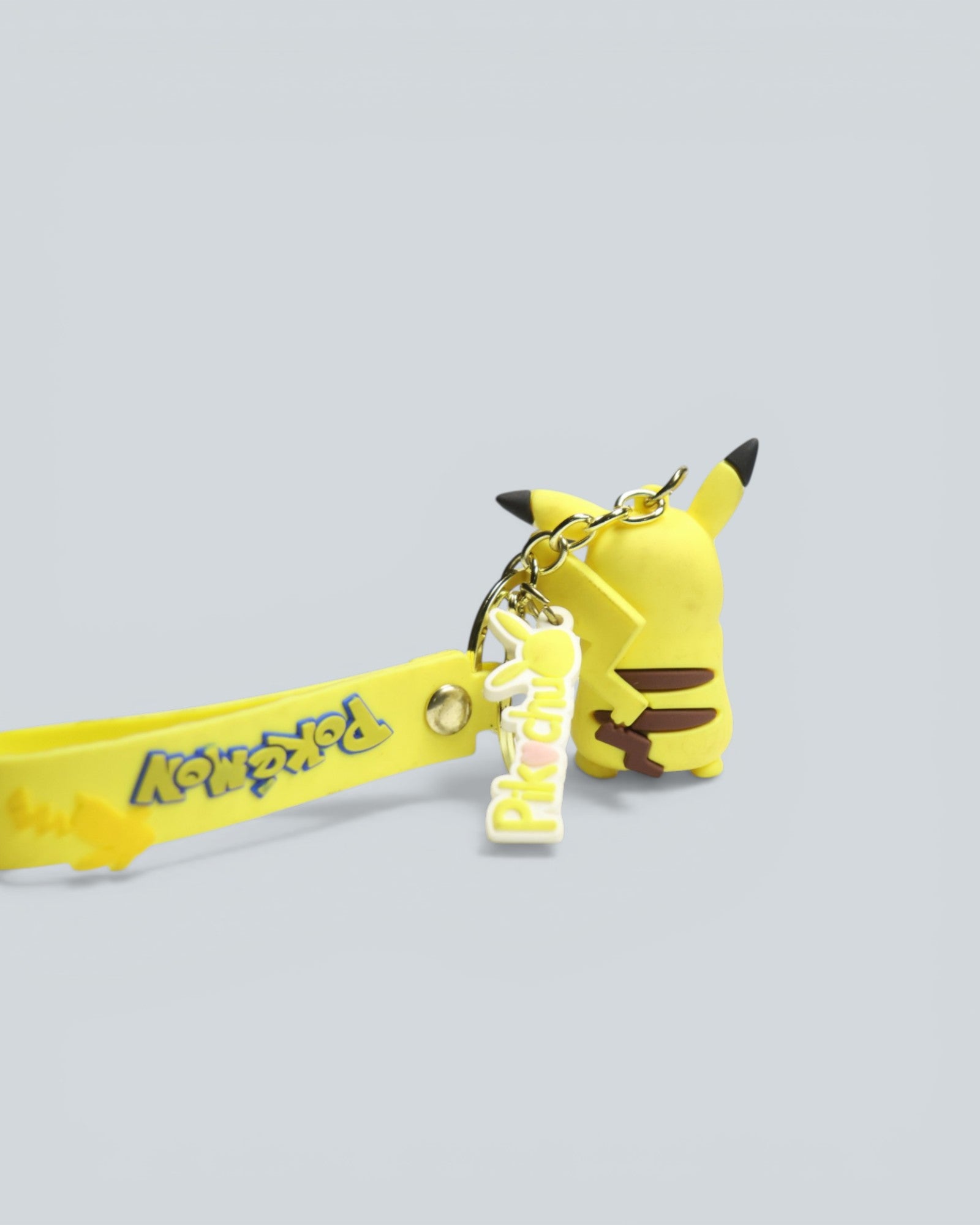 Pokémon: Keychain Pikachu 3D – Figure with Wrist Strap & Pikachu Charm